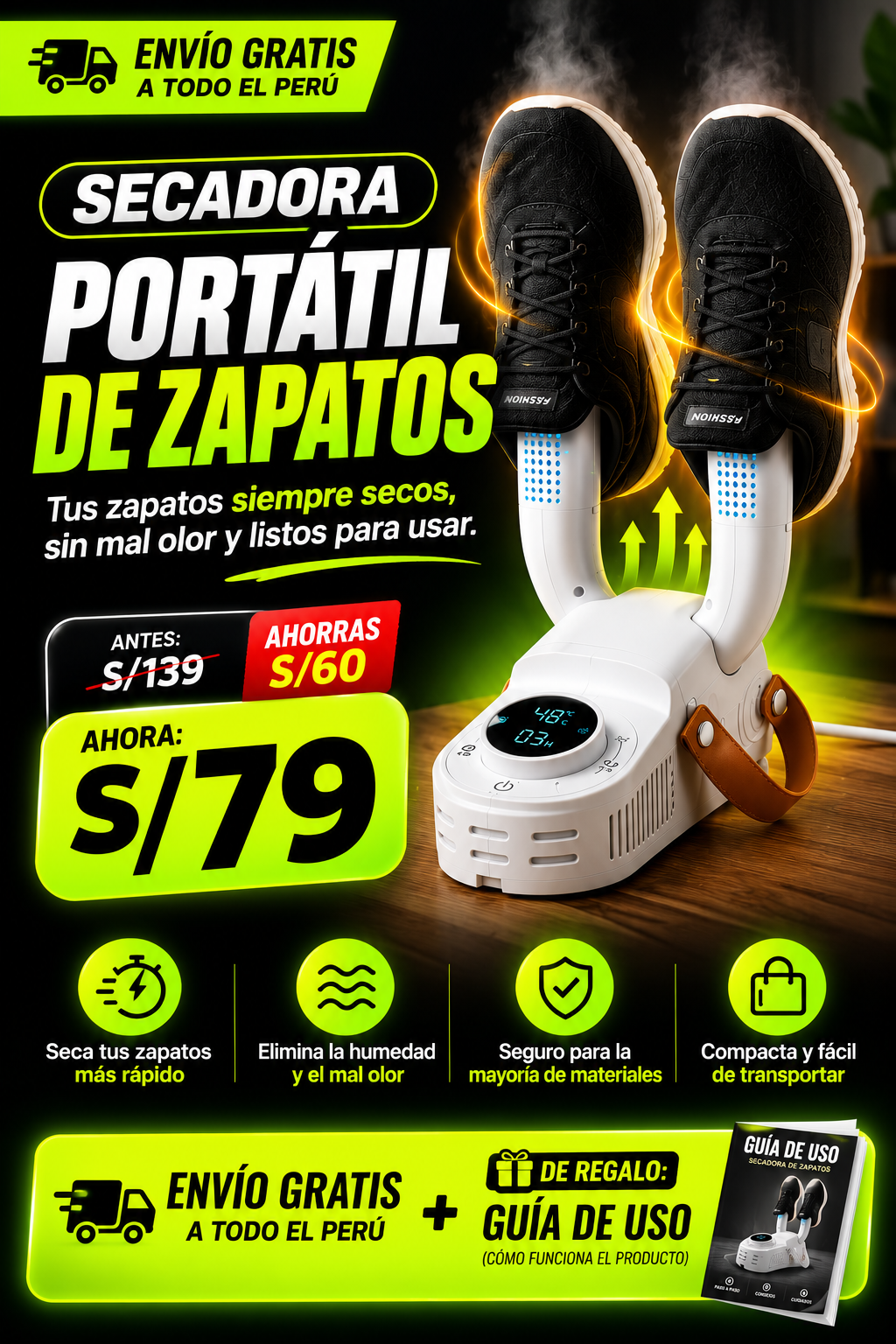 SECADOR DE ZAPATOS